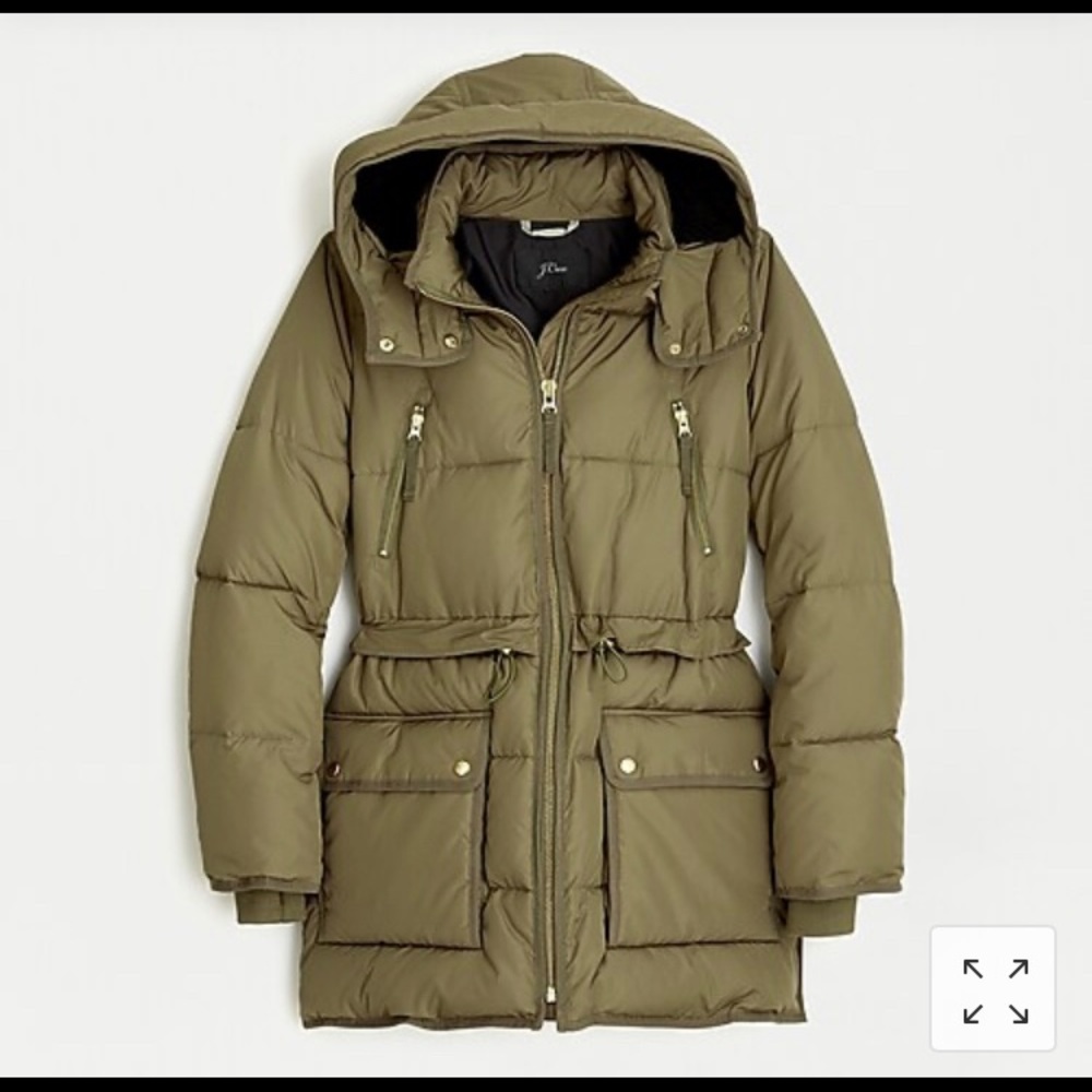 J. Crew Chateau puffer jacket with PrimaLoft® NWOT